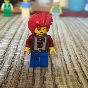 LEGO Mini figure Punk Rocker ~ EUC